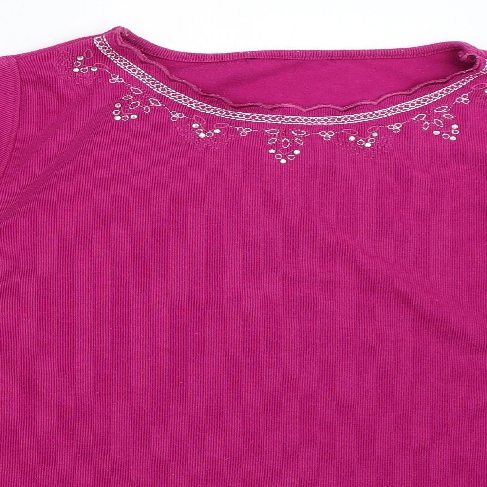 Preworn Womens Purple   Pullover Jumper Size M