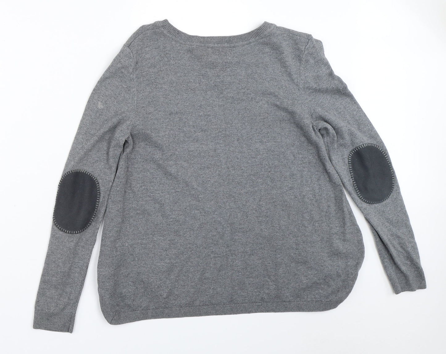 H&M Womens Grey   Pullover Jumper Size M