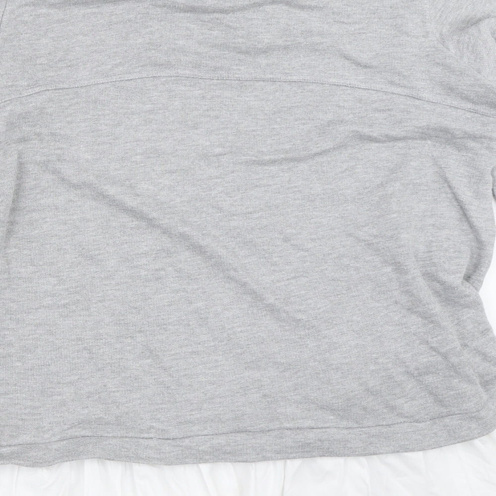 New Look Womens Grey   Pullover Sweatshirt Size M