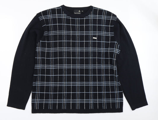 Giorgio Collections Mens Blue   Pullover Jumper Size M