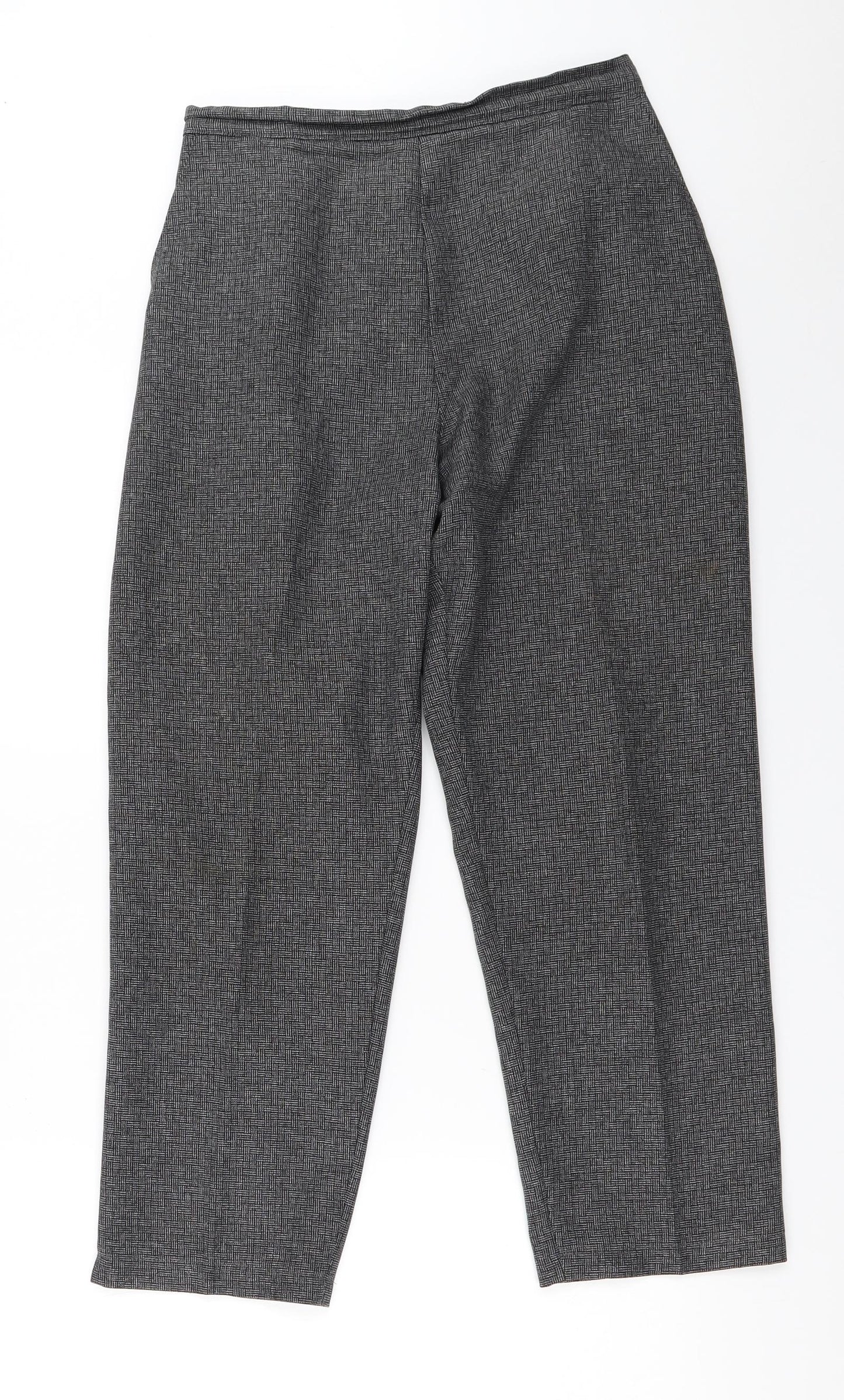 Preworn Womens Grey   Trousers  Size 12 L24.5 in