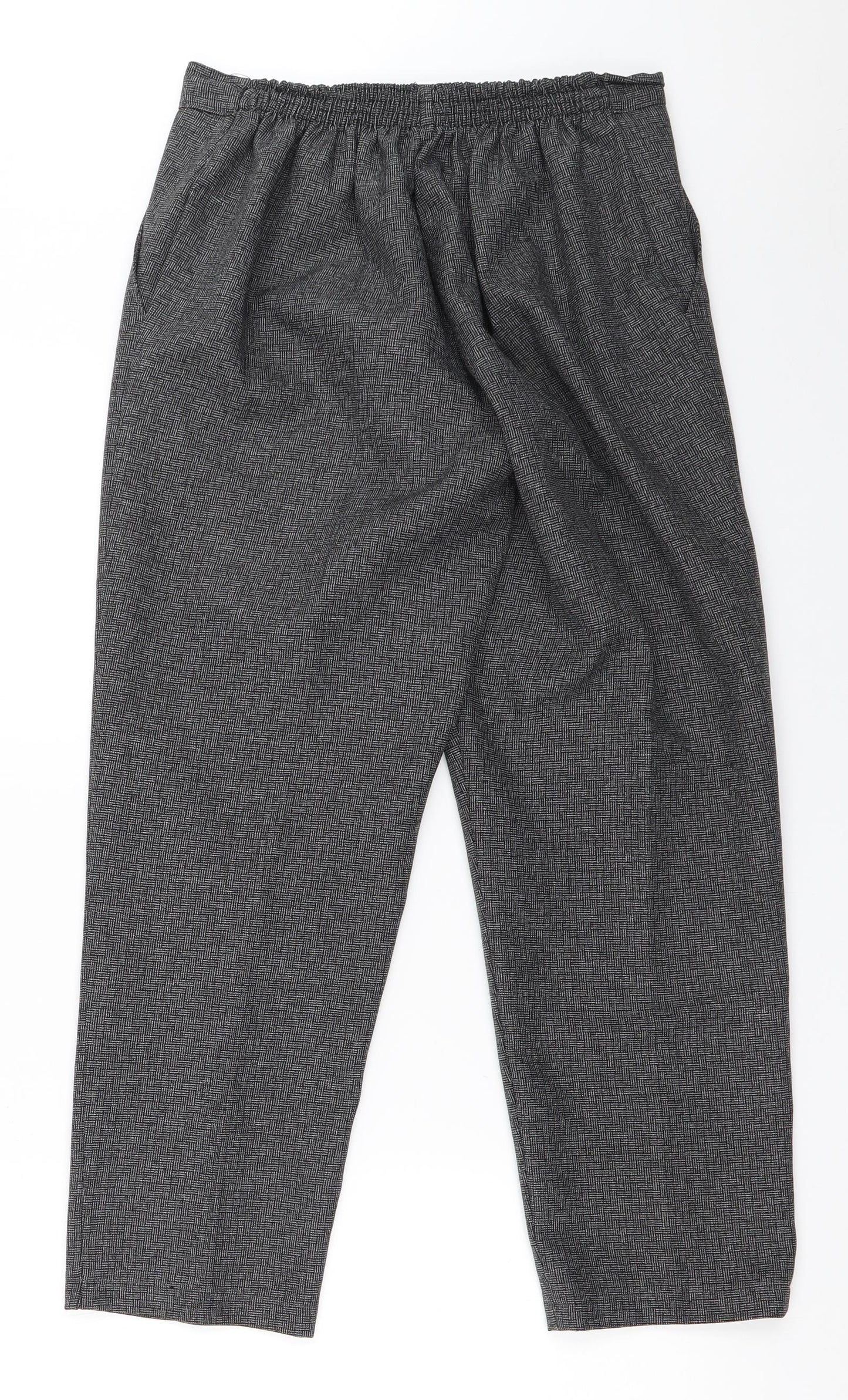 Preworn Womens Grey   Trousers  Size 12 L24.5 in