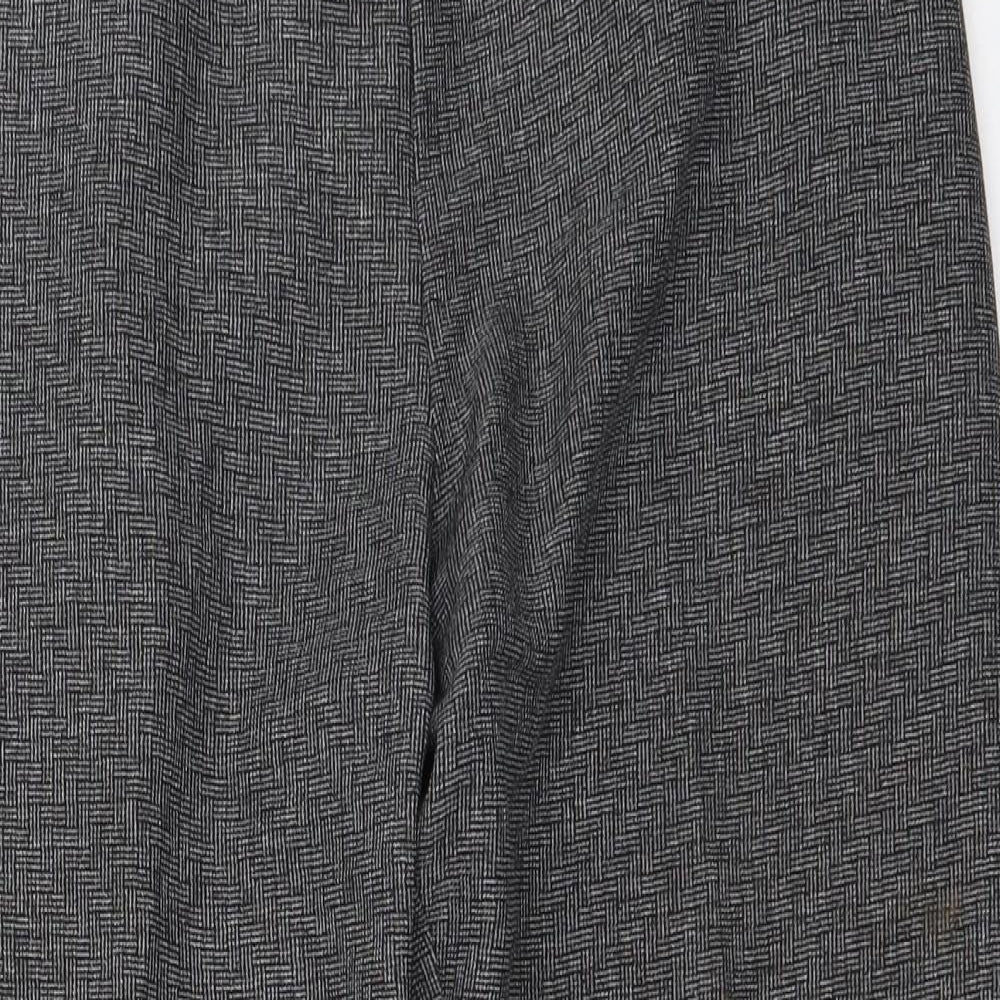 Preworn Womens Grey   Trousers  Size 12 L24.5 in