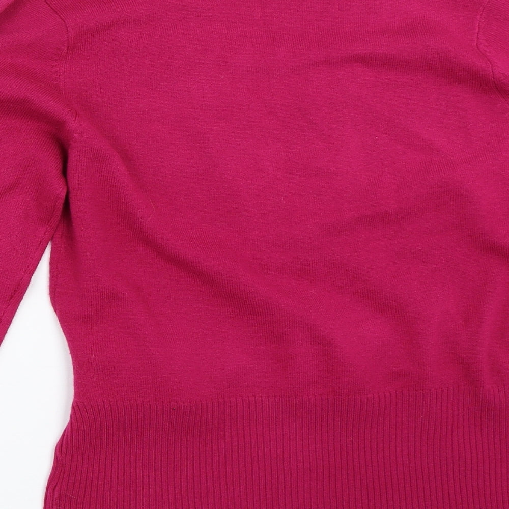 Filati Womens Pink   Pullover Jumper Size L