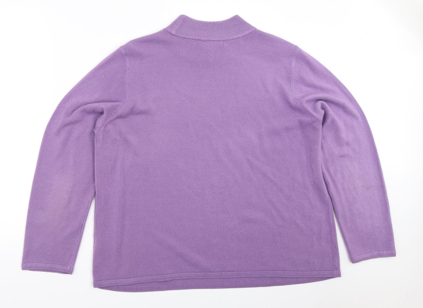 BM Womens Purple   Pullover Jumper Size L