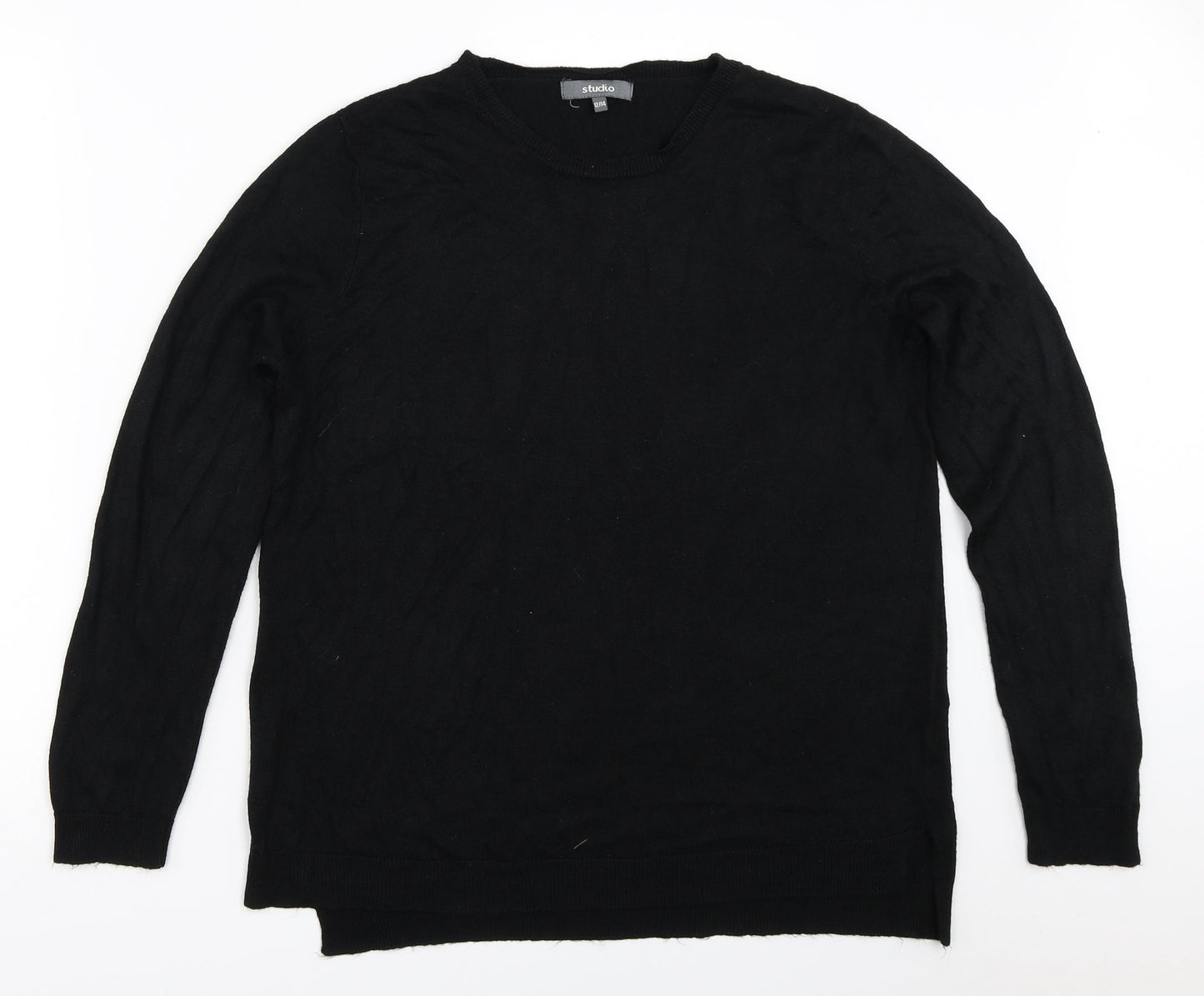 Studio Womens Black   Pullover Jumper Size 12