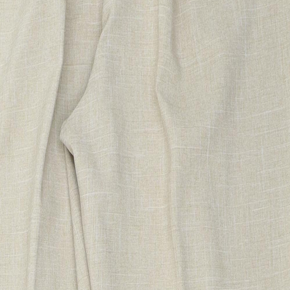 Preworn Womens Beige   Trousers  Size 18 L27.5 in