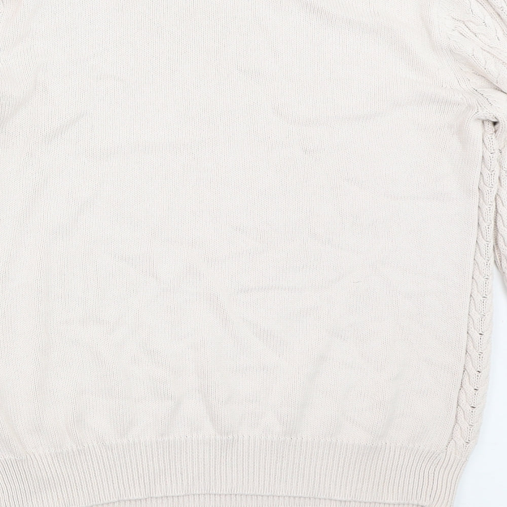 H&M Womens Beige   Pullover Jumper Size S