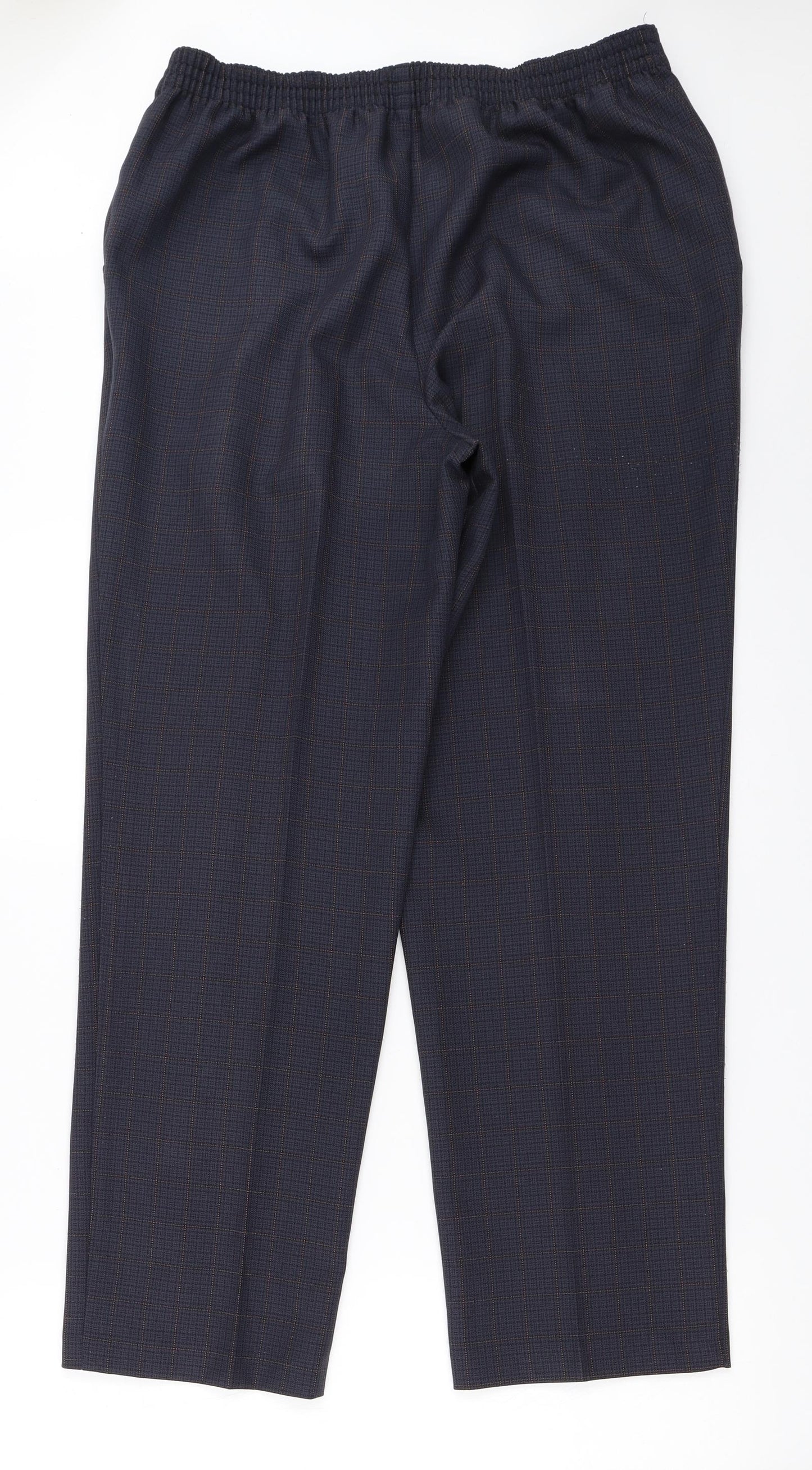 Marks and Spencer Womens Blue   Trousers  Size 14 L28 in