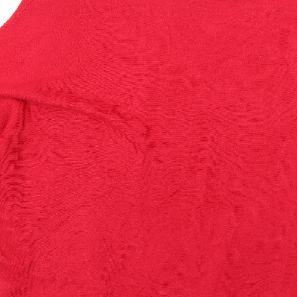 Marks and Spencer Womens Red   Pullover Jumper Size 10