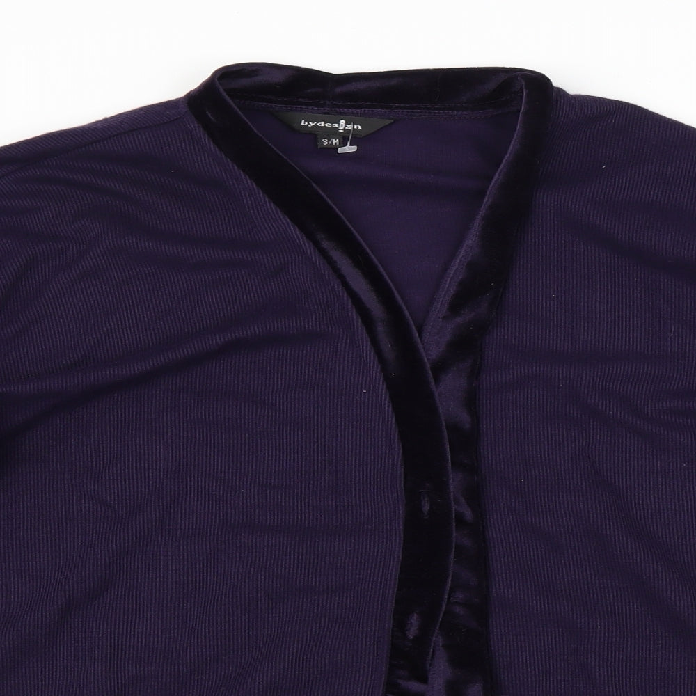 By Design Womens Purple   Cardigan Jumper Size M