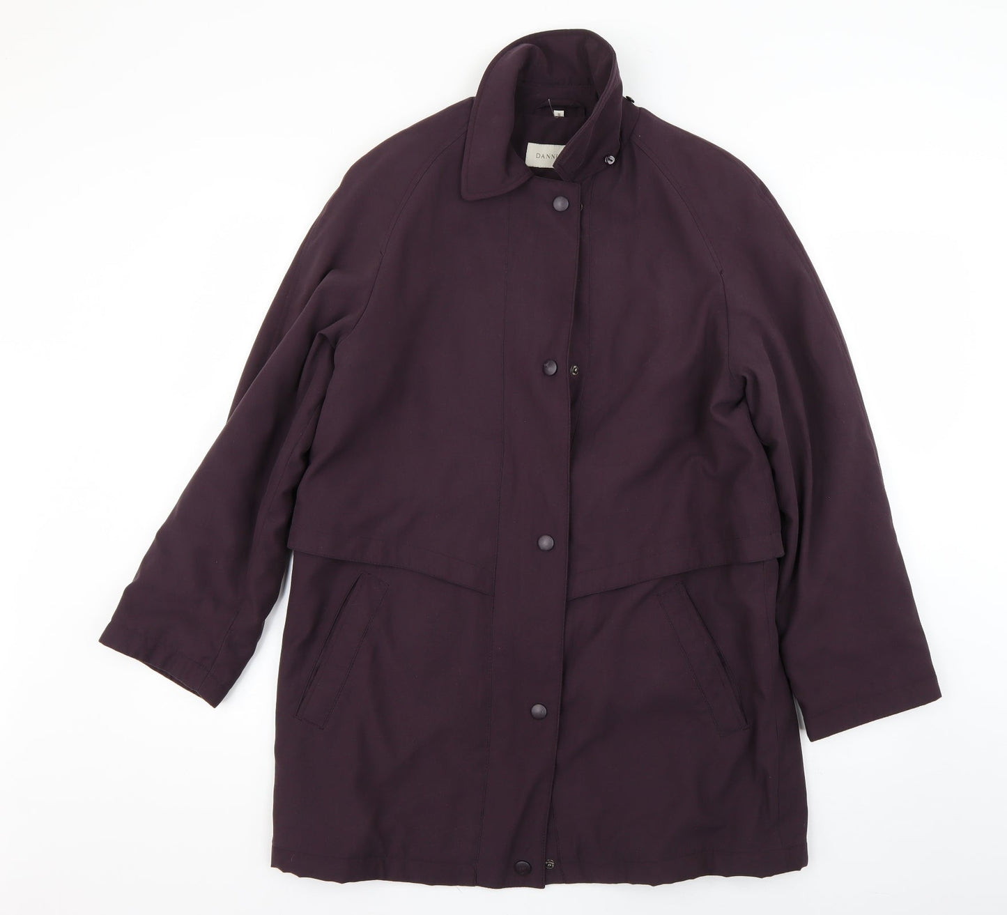 dannimac Womens Purple   Quilted Coat Size S