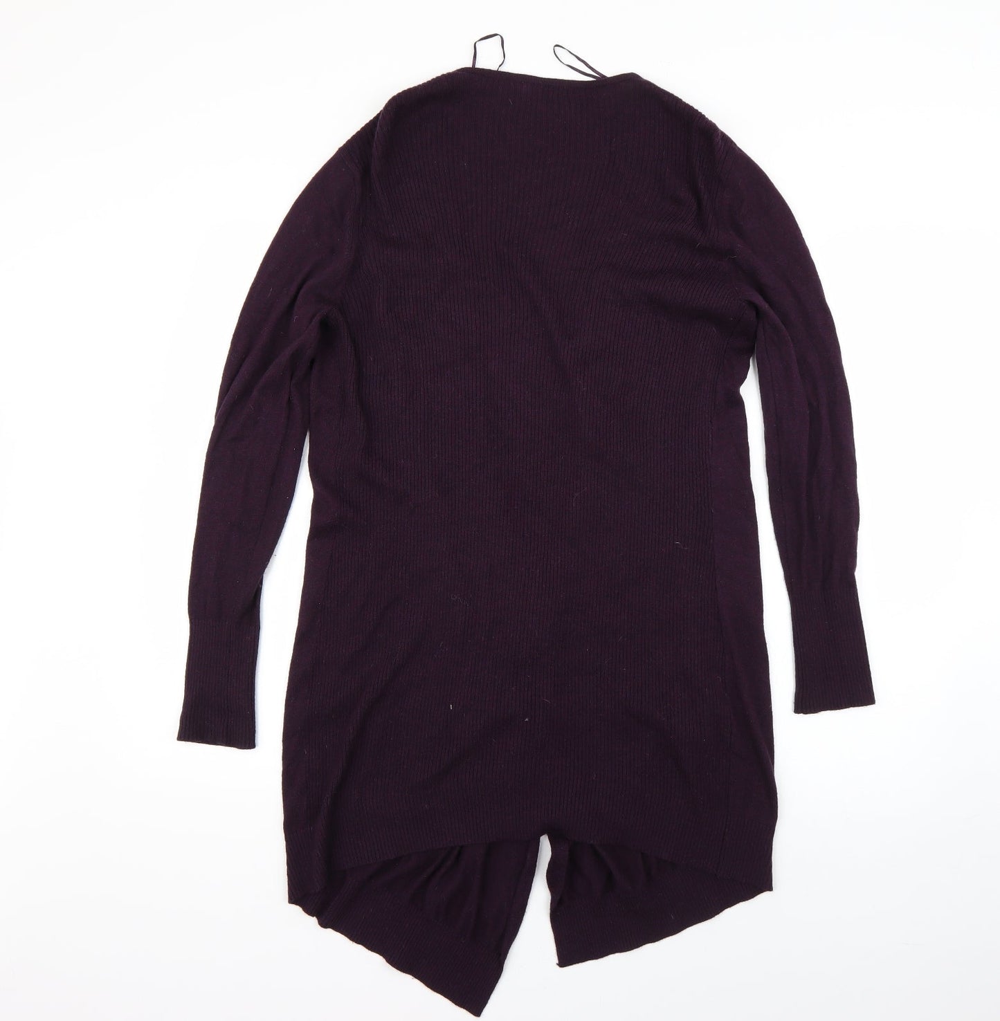 M&Co Womens Purple   Cardigan Jumper Size S