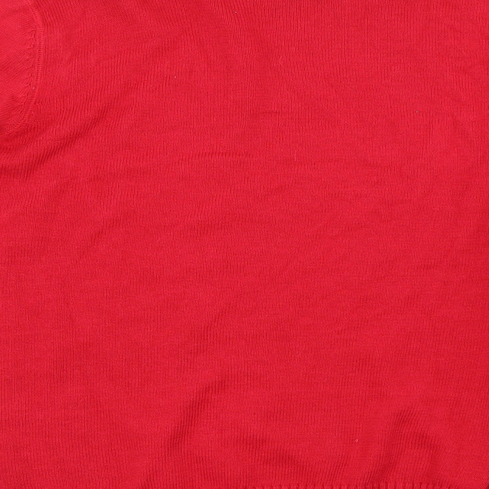 Matalan Womens Red   Pullover Jumper Size M