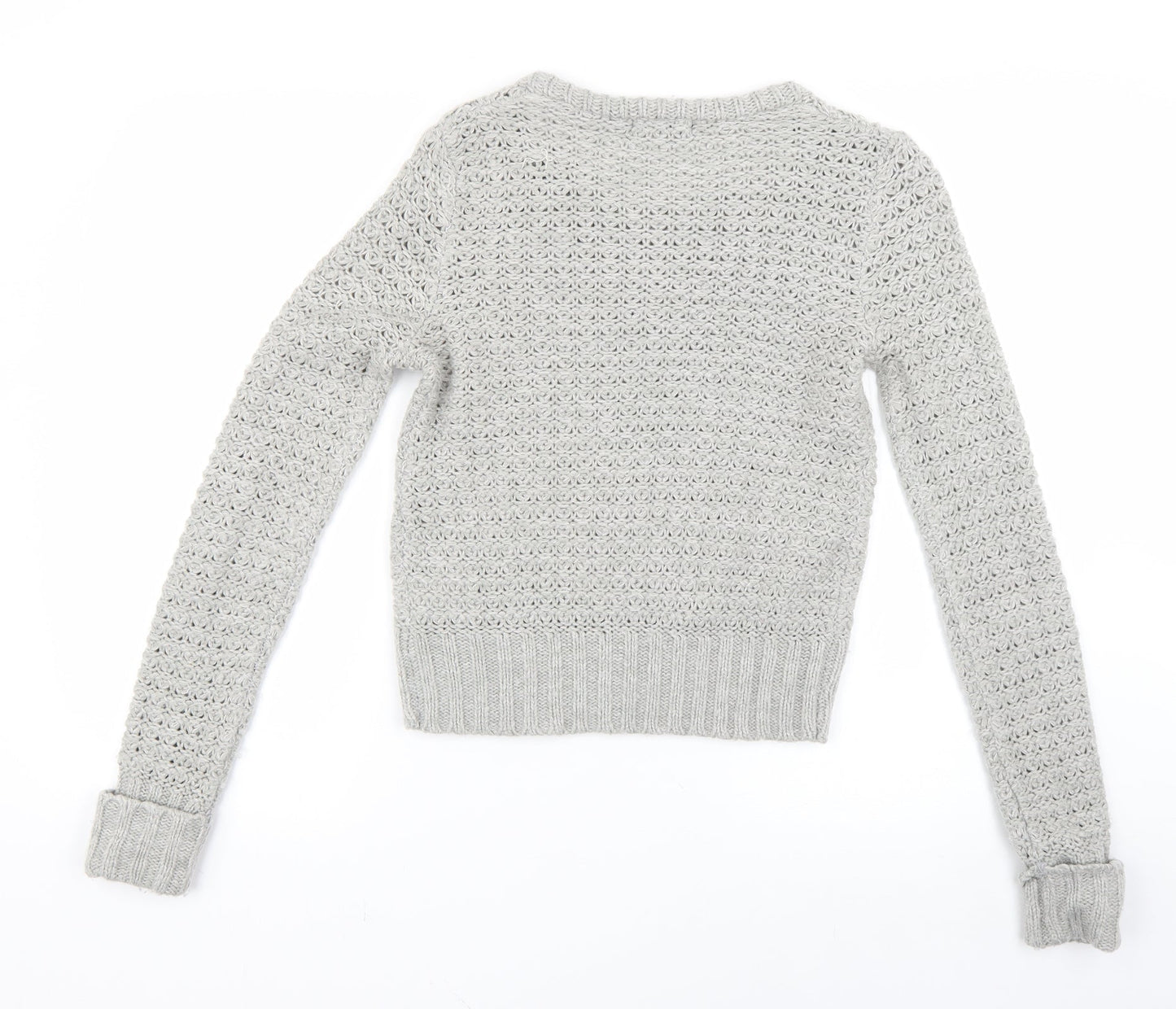Brave Soul Womens Grey   Pullover Jumper Size S