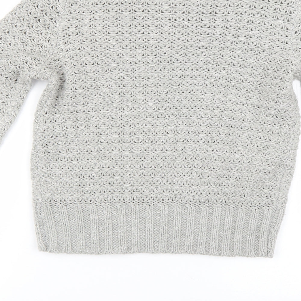 Brave Soul Womens Grey   Pullover Jumper Size S