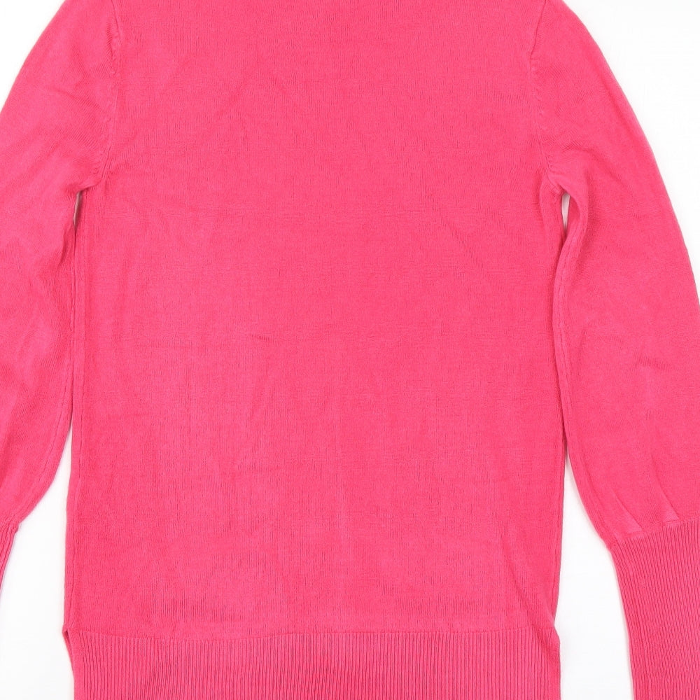 Marks and Spencer Womens Pink   Pullover Jumper Size XS