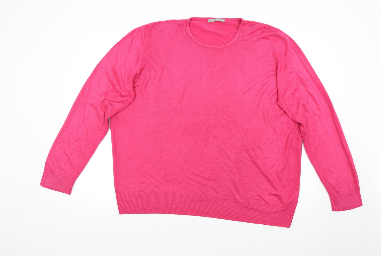 M&S Womens Pink   Pullover Jumper Size 20