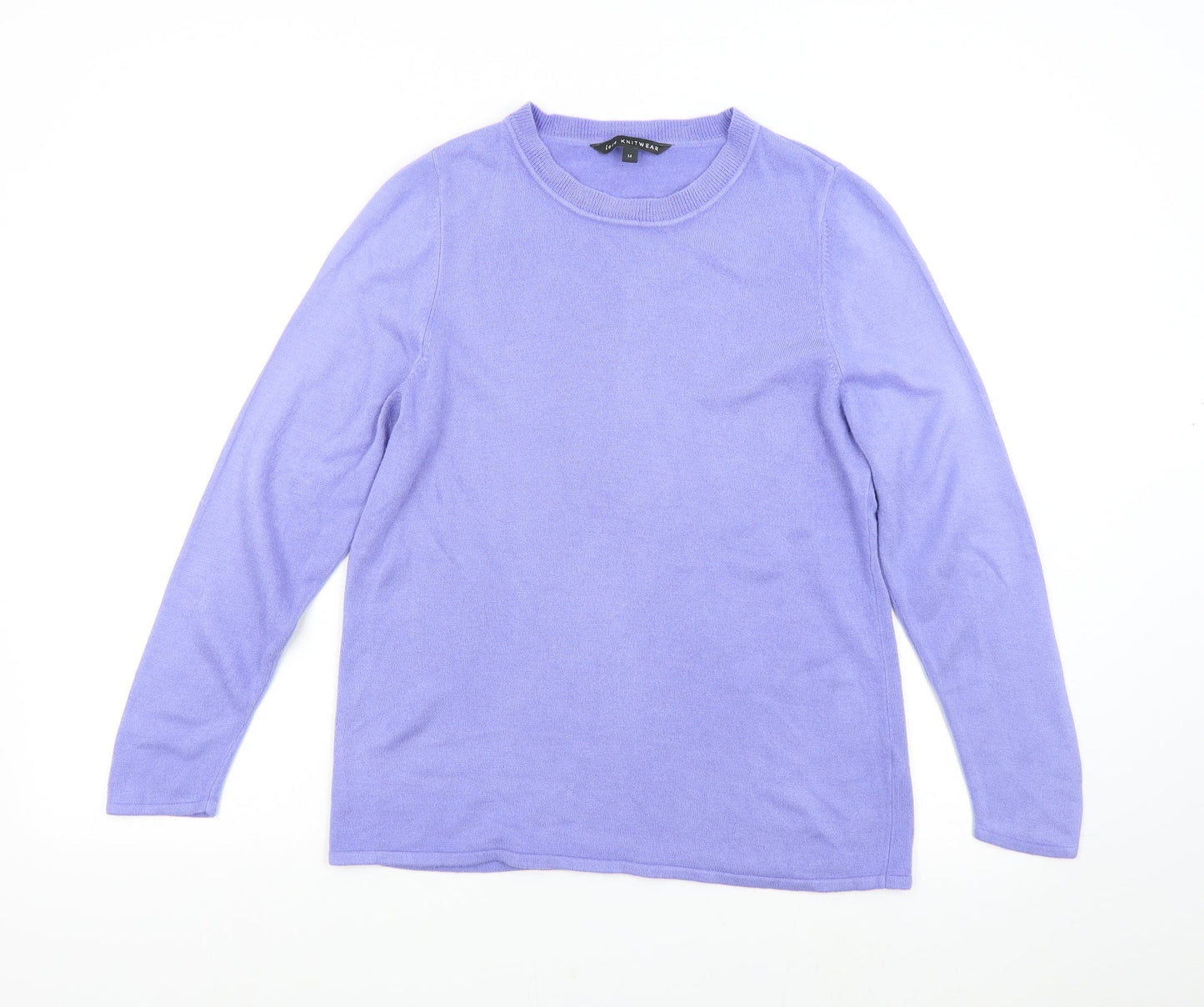 M&S Womens Purple  Knit Pullover Jumper Size M