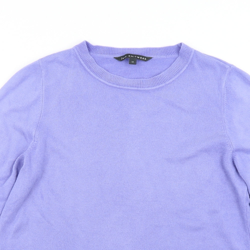 M&S Womens Purple  Knit Pullover Jumper Size M
