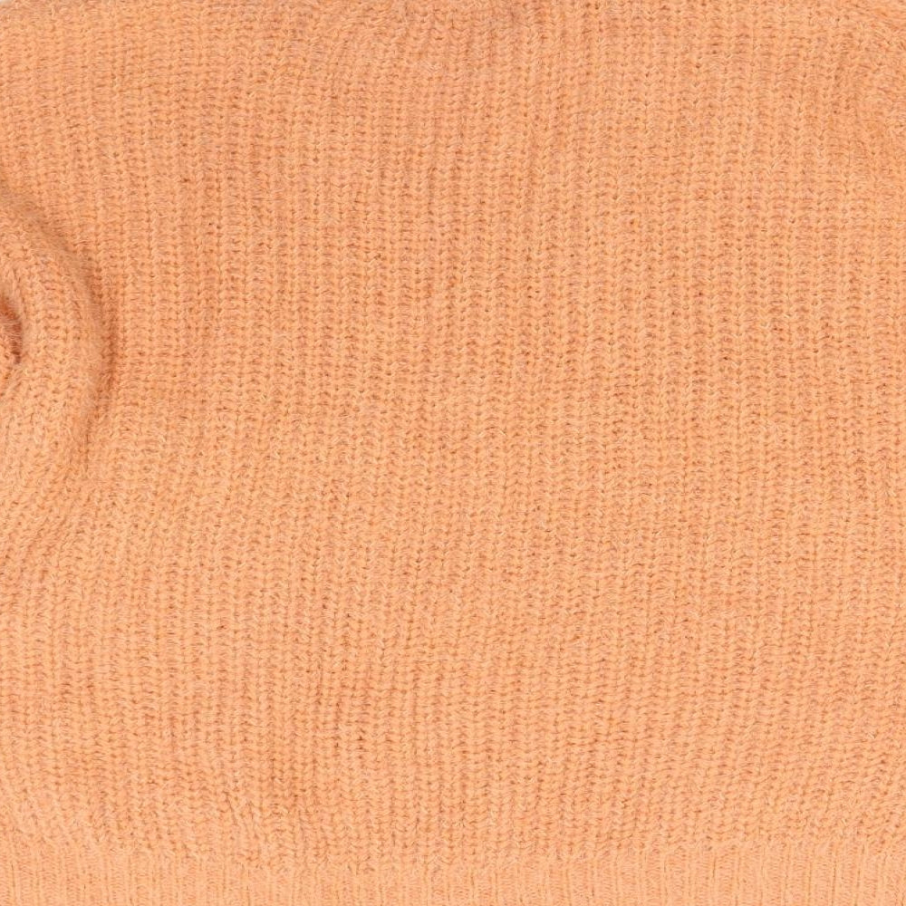 M&Co Womens Orange  Knit Pullover Jumper Size 10