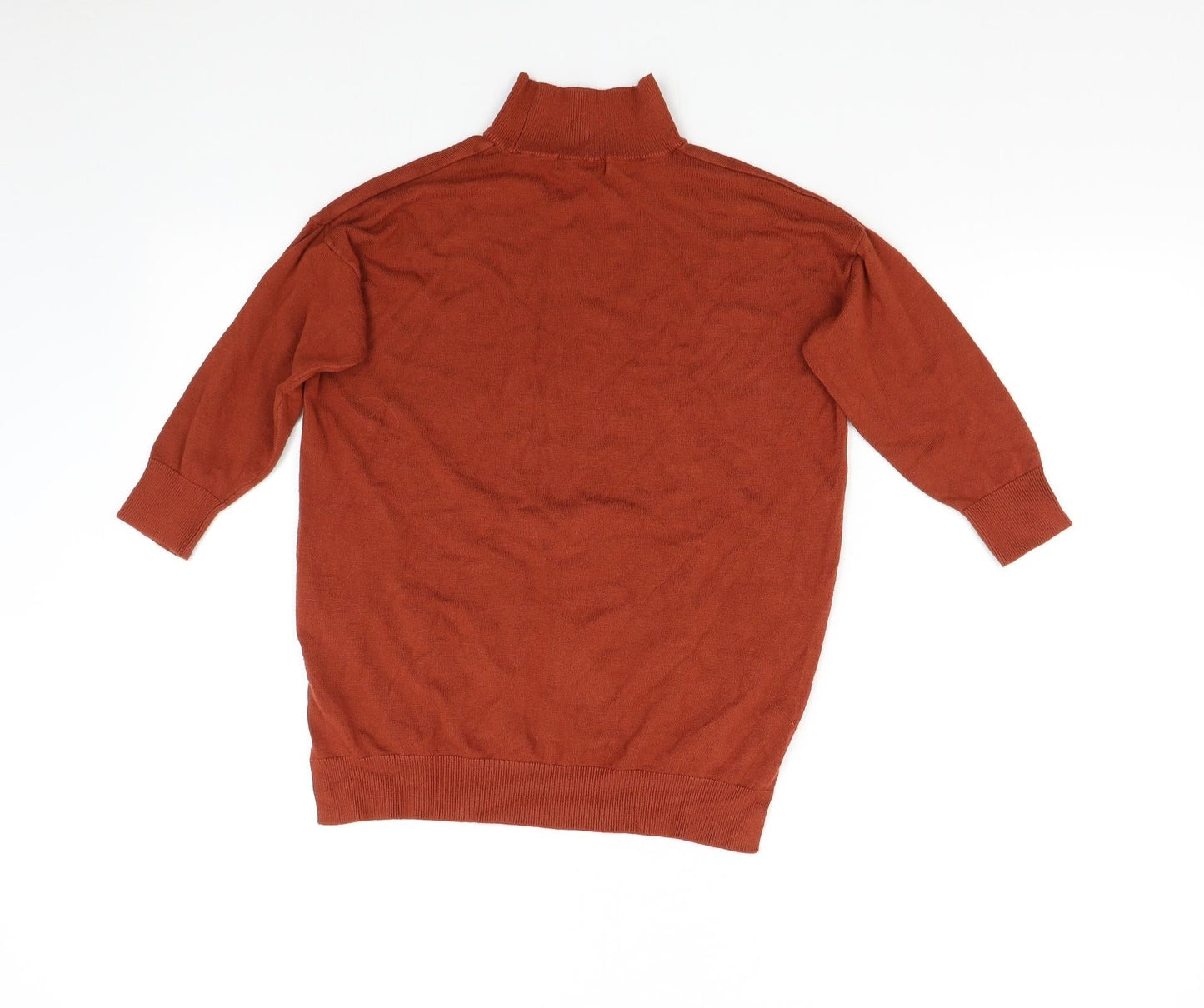 F&F Womens Orange  Knit Pullover Jumper Size 6