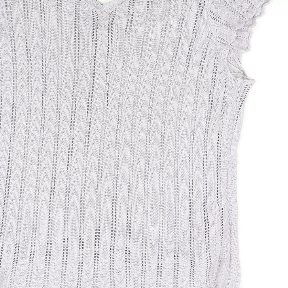 Joanna Hope Womens Grey  Knit Pullover Jumper Size 30