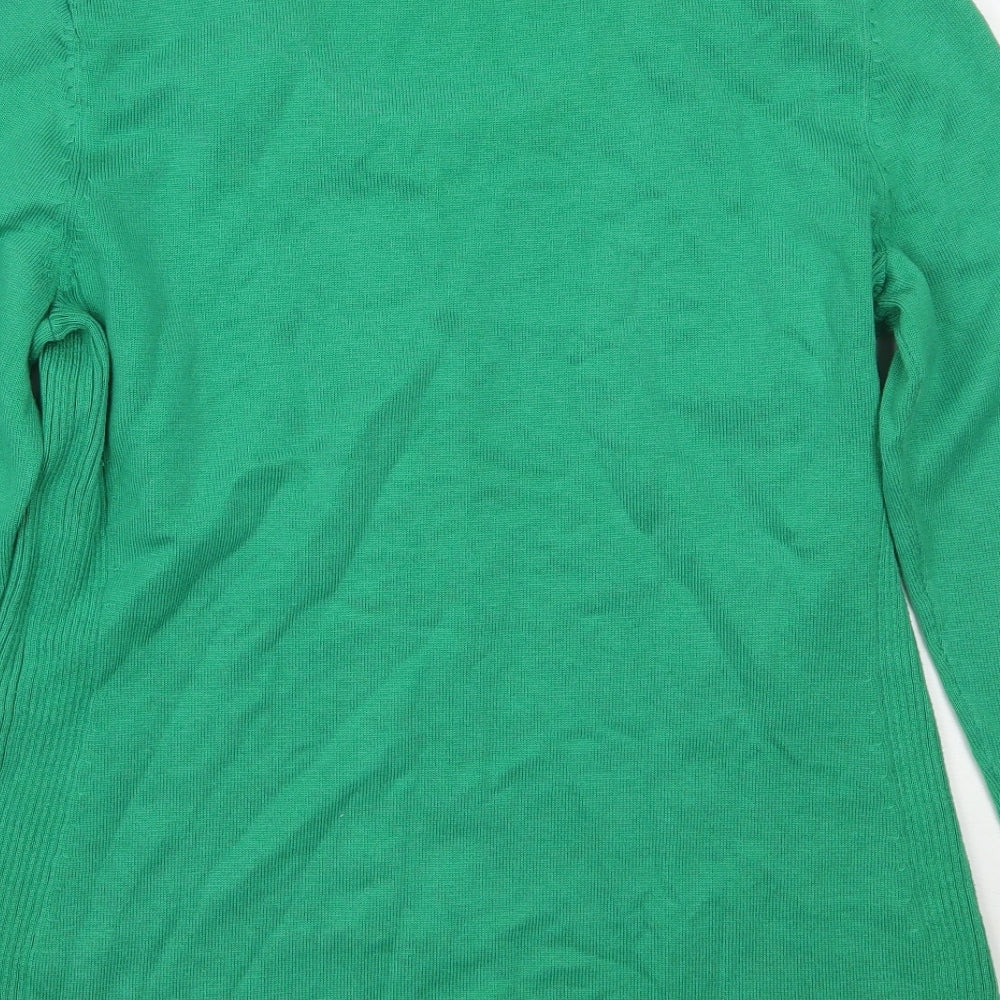 Planet Womens Green   Pullover Jumper Size S