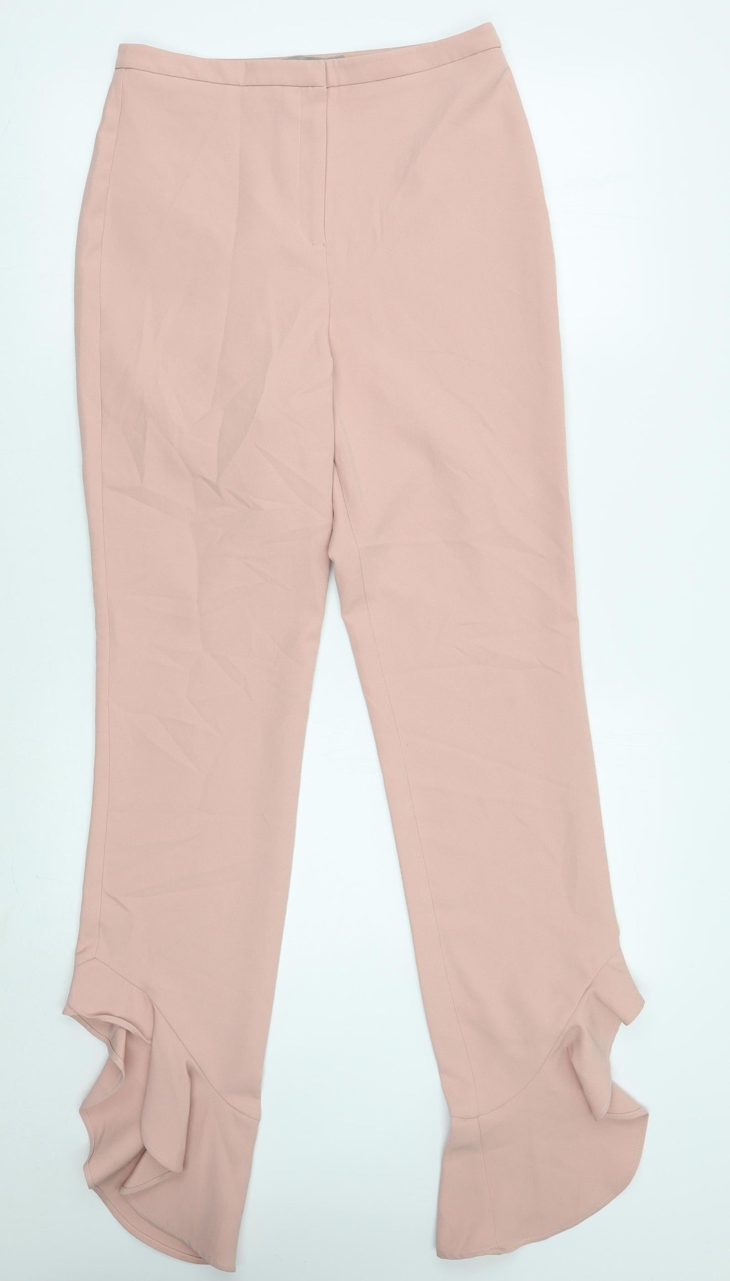 ASOS Womens Pink   Trousers  Size 10 L35 in