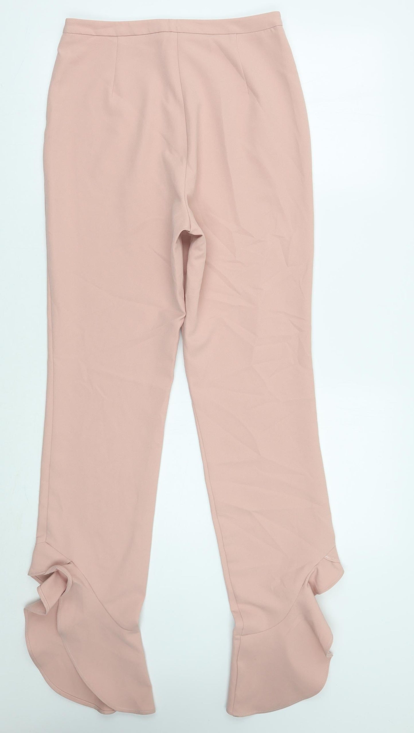 ASOS Womens Pink   Trousers  Size 10 L35 in
