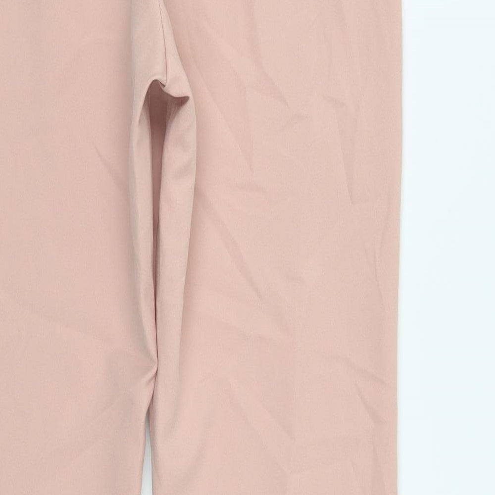 ASOS Womens Pink   Trousers  Size 10 L35 in