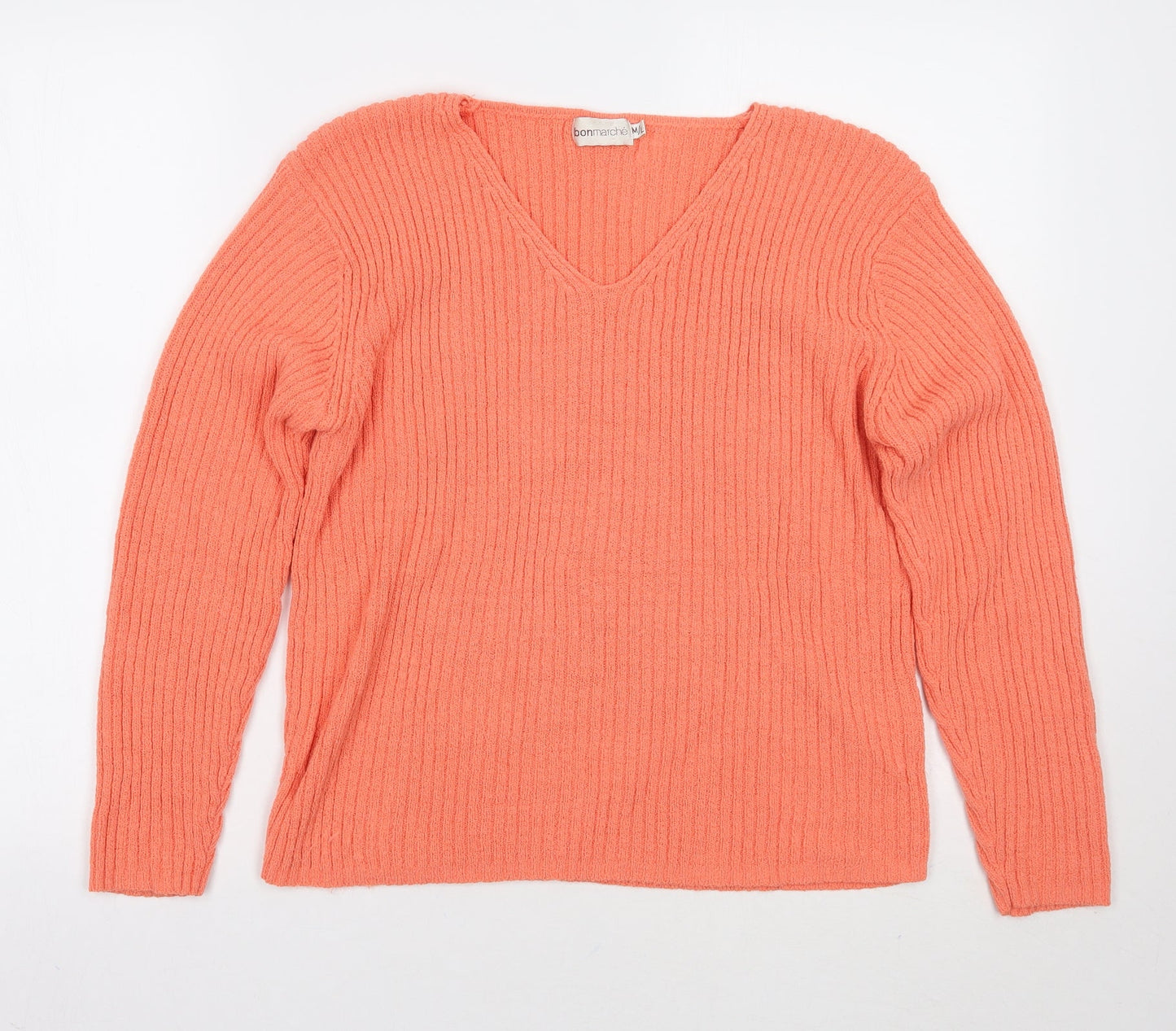 Bonmarché Womens Orange   Pullover Jumper Size M