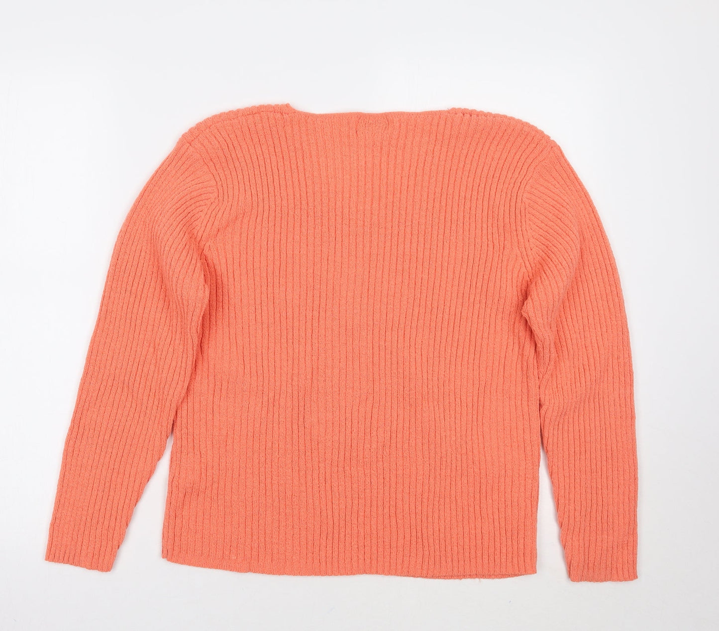Bonmarché Womens Orange   Pullover Jumper Size M