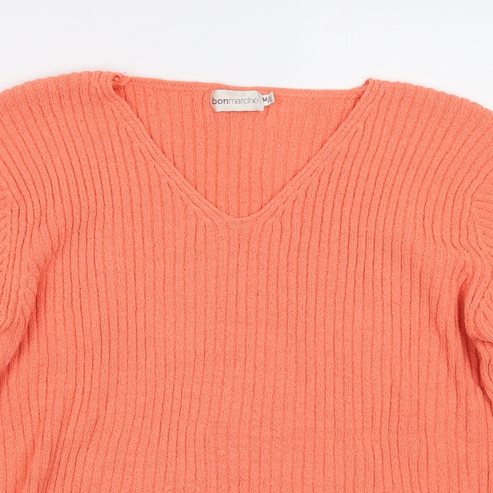 Bonmarché Womens Orange   Pullover Jumper Size M