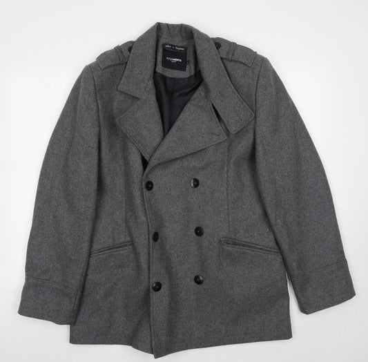 PETER WRETH Womens Grey   Jacket Coat Size L
