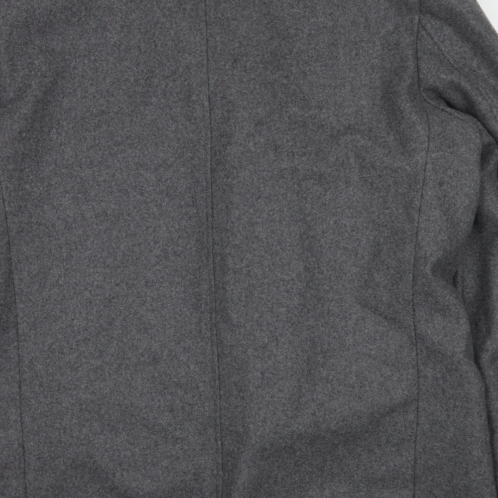 PETER WRETH Womens Grey   Jacket Coat Size L