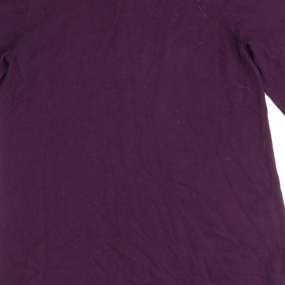 Ann Taylor Womens Purple   Cardigan Jumper Size M