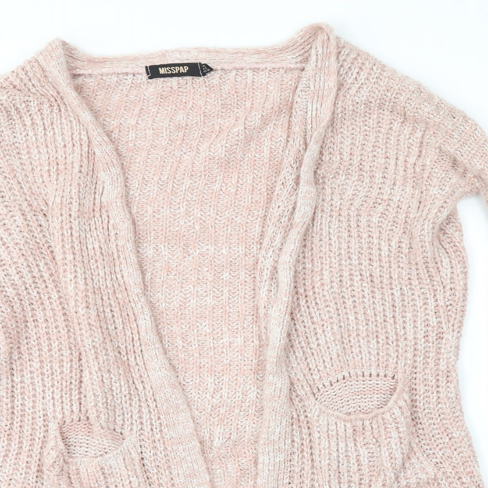 Misspap Womens Pink   Cardigan Jumper Size 10