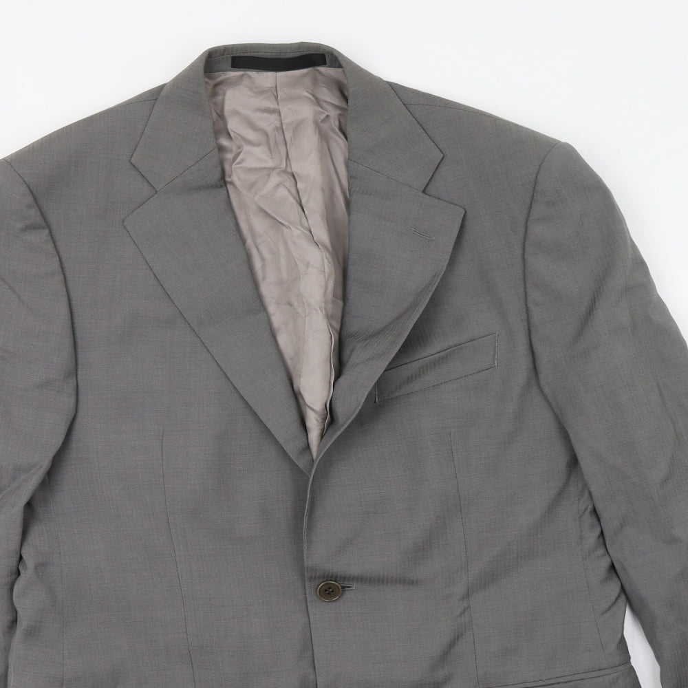 Preworn Mens Grey   Jacket Blazer Size 42