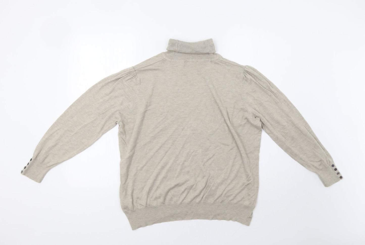 BM Womens Beige   Pullover Jumper Size XL