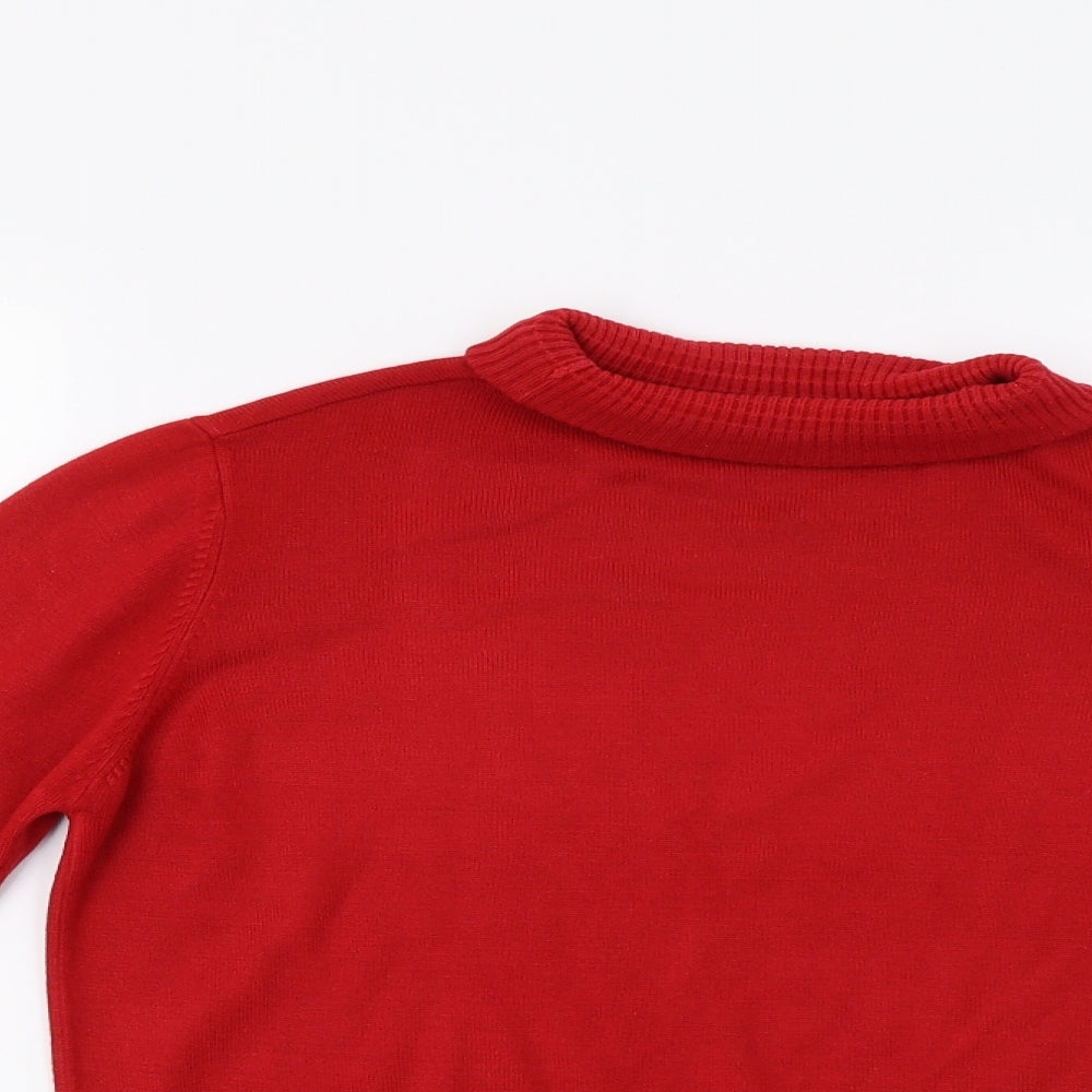 Preworn Womens Red   Pullover Jumper Size M