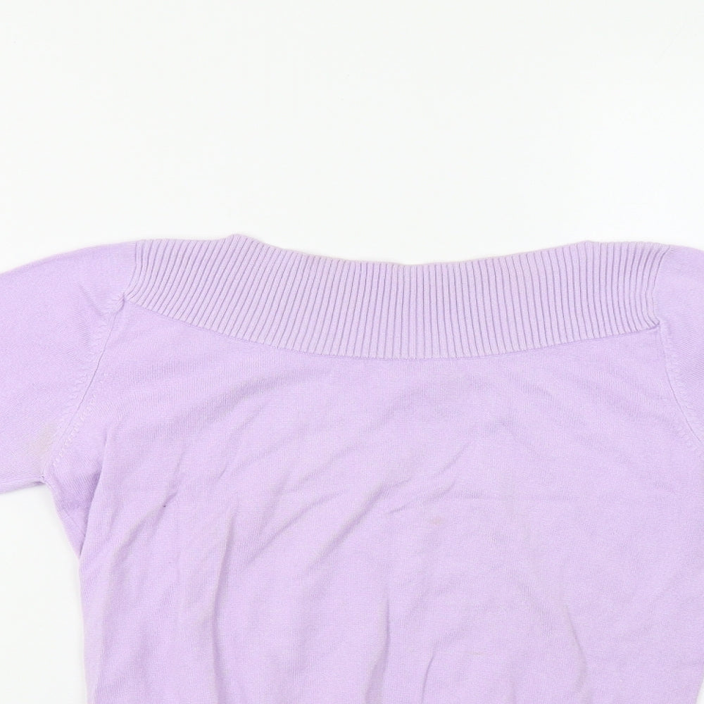 M&S Womens Purple   Pullover Jumper Size 8