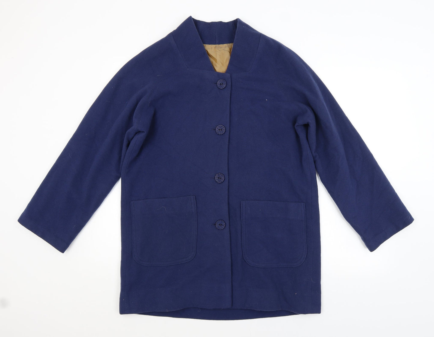 Preworn Womens Blue   Overcoat Coat