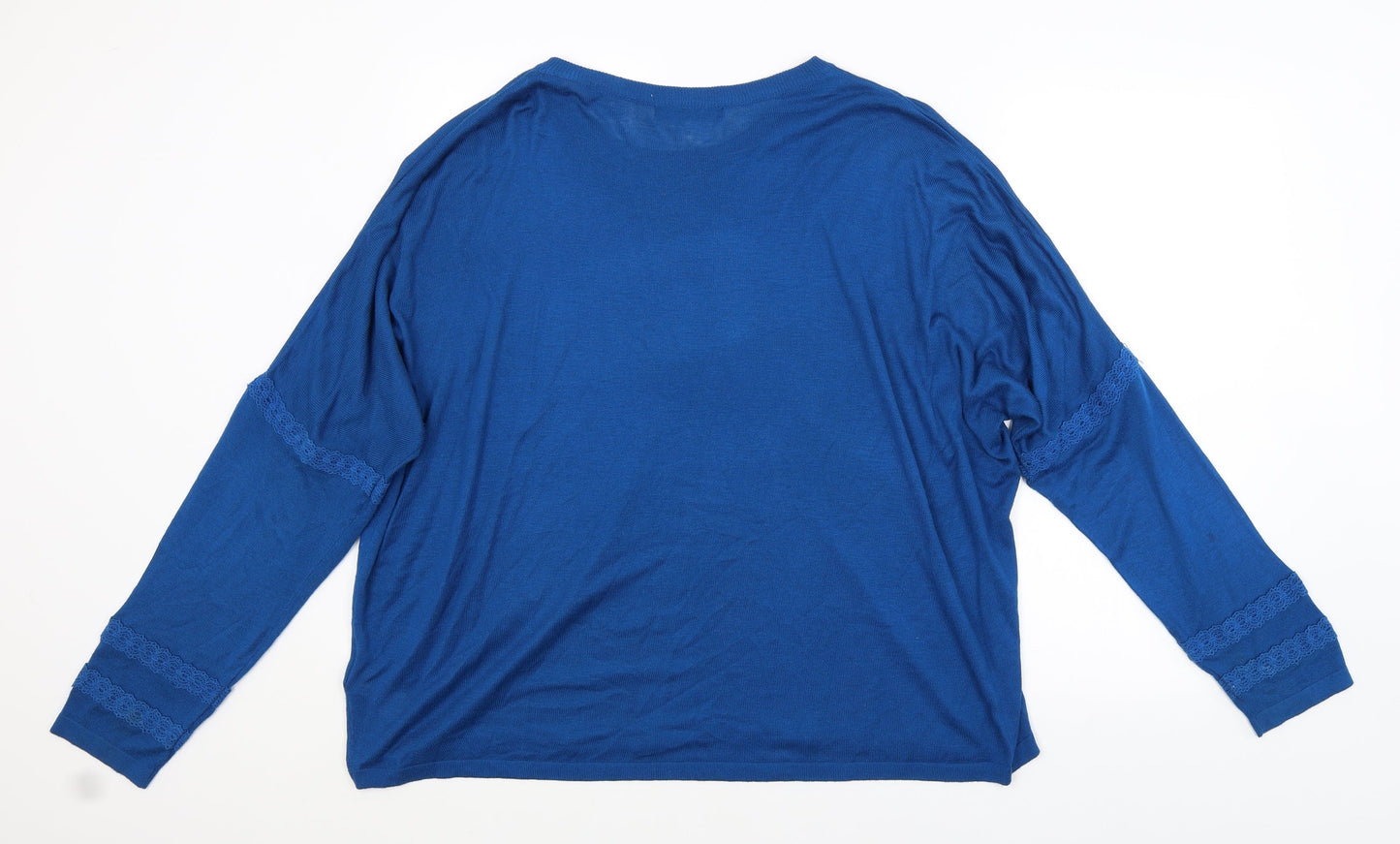 M&S Womens Blue   Pullover Jumper Size XL