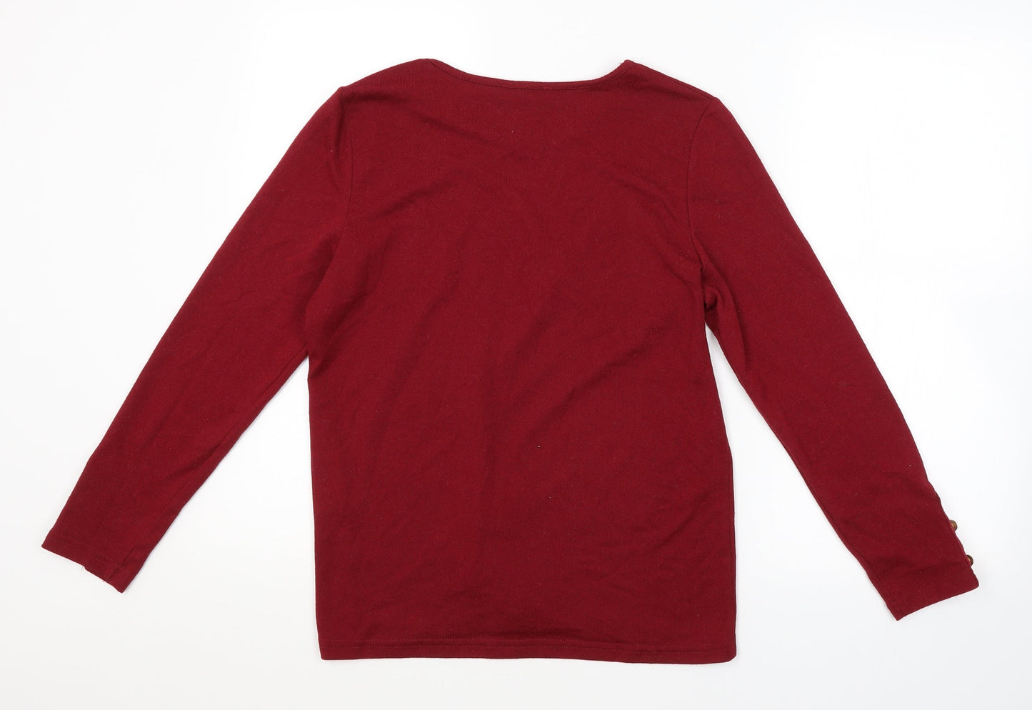 ANNA ROSE Womens Red   Pullover Jumper Size M
