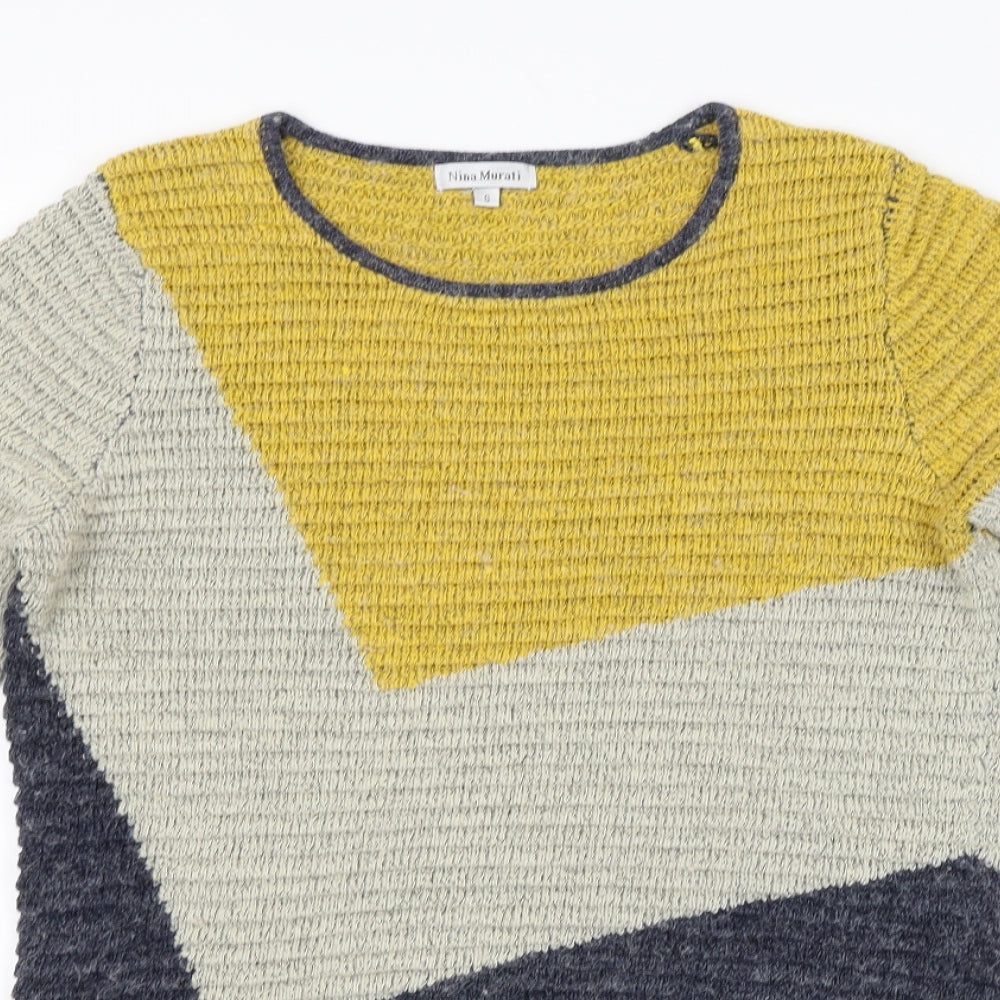 Nina Murati Womens Multicoloured   Pullover Jumper Size S