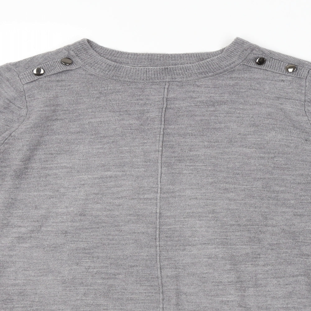 Primark Womens Grey   Pullover Jumper Size 6