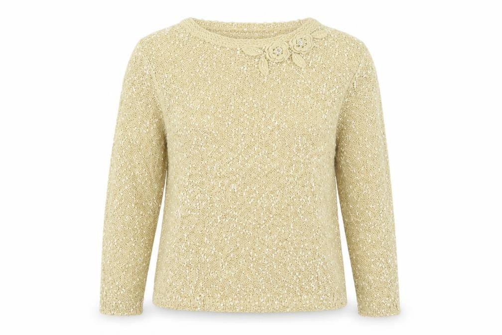 ALEXARA Womens Gold   Pullover Jumper Size L