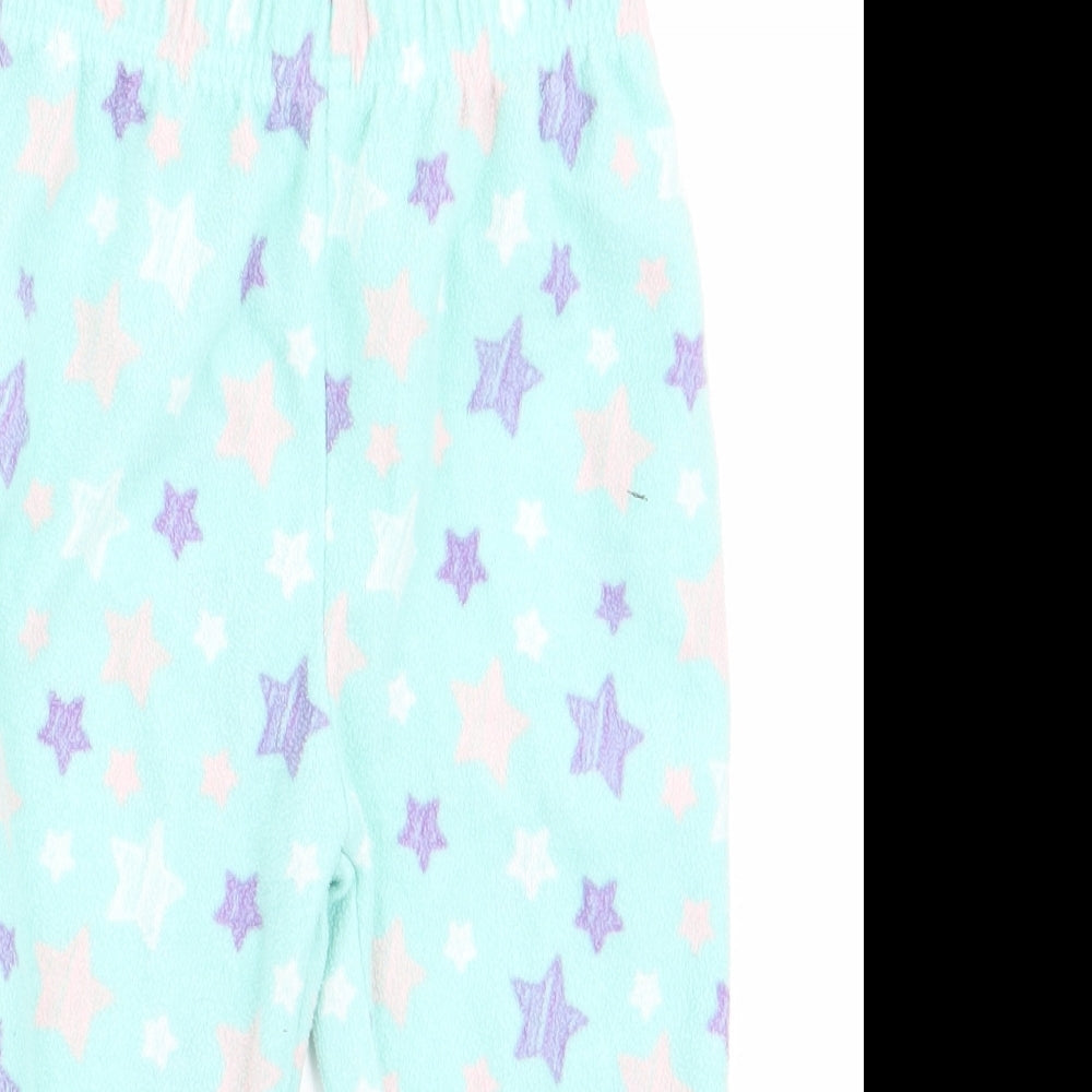 PEP & CO Girls Green Geometric   Pyjama Pants Size 9-12 Months  - Star Print