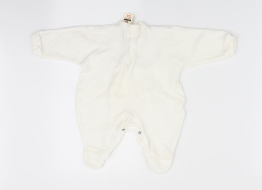 Adams Girls Ivory   Babygrow One-Piece Size 3-6 Months